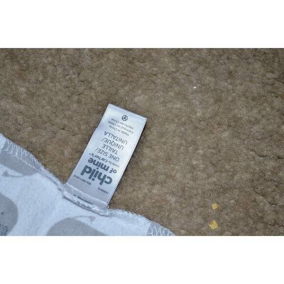 Vintage Carter's Gray Elephant  Receiving baby Blanket Cotton flannel - Picture 3 of 4